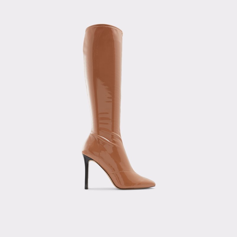 Knee High Boots Aldo Edigorwen γυναικεια σκούρο Μπεζ | 3674859-SA