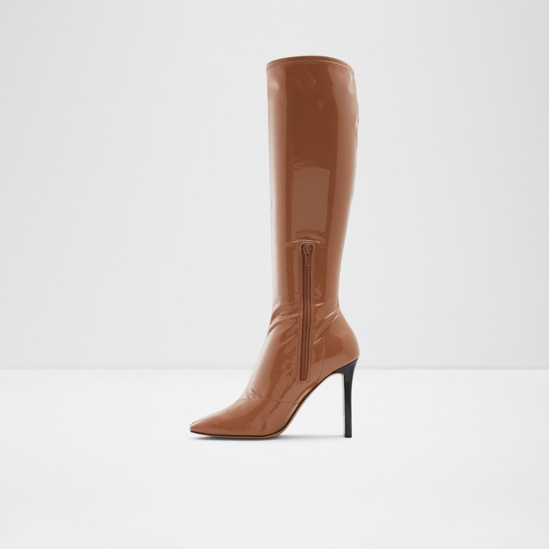 Knee High Boots Aldo Edigorwen γυναικεια σκούρο Μπεζ | 3674859-SA