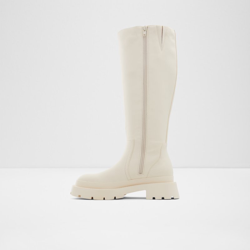 Knee High Boots Aldo Gworelle γυναικεια ασπρα | 3275180-CW