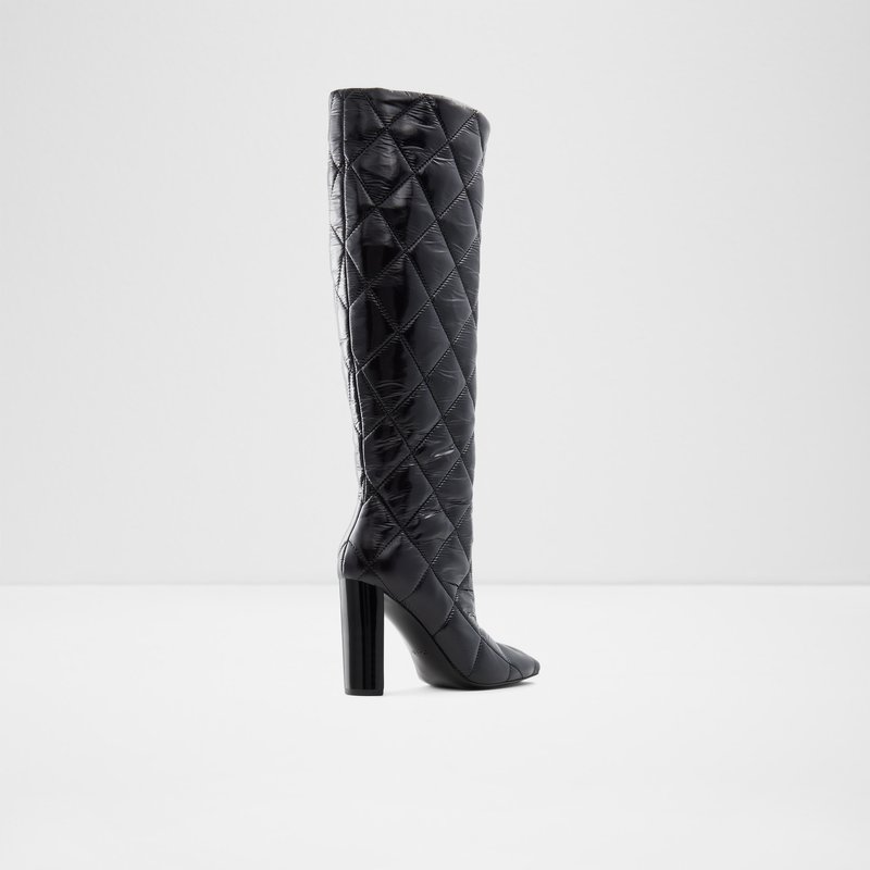 Knee High Boots Aldo Snowpuff γυναικεια μαυρα | 0943617-EH