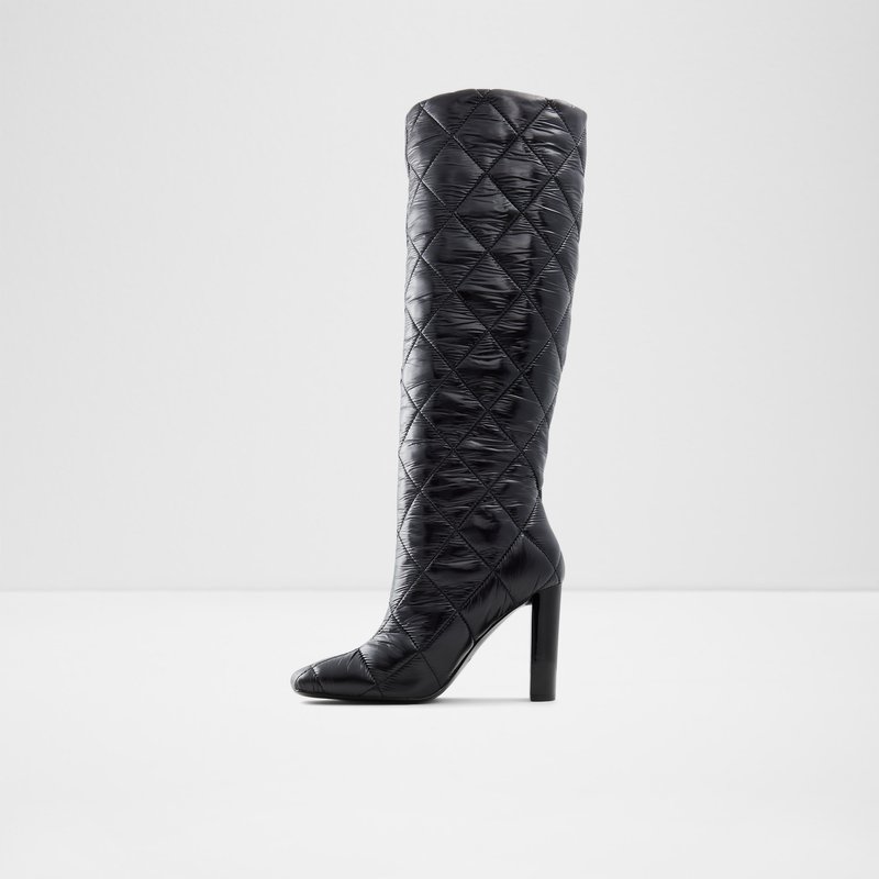 Knee High Boots Aldo Snowpuff γυναικεια μαυρα | 0943617-EH