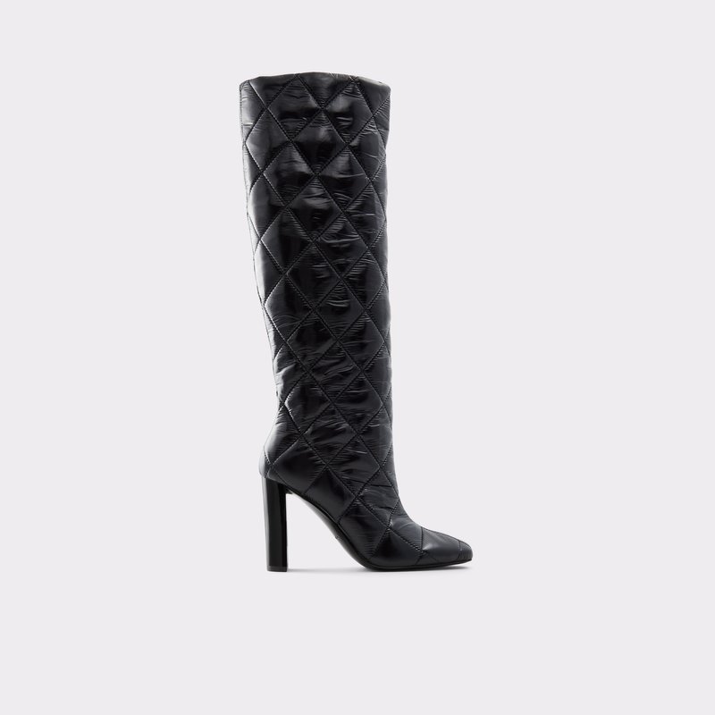 Knee High Boots Aldo Snowpuff γυναικεια μαυρα | 0943617-EH