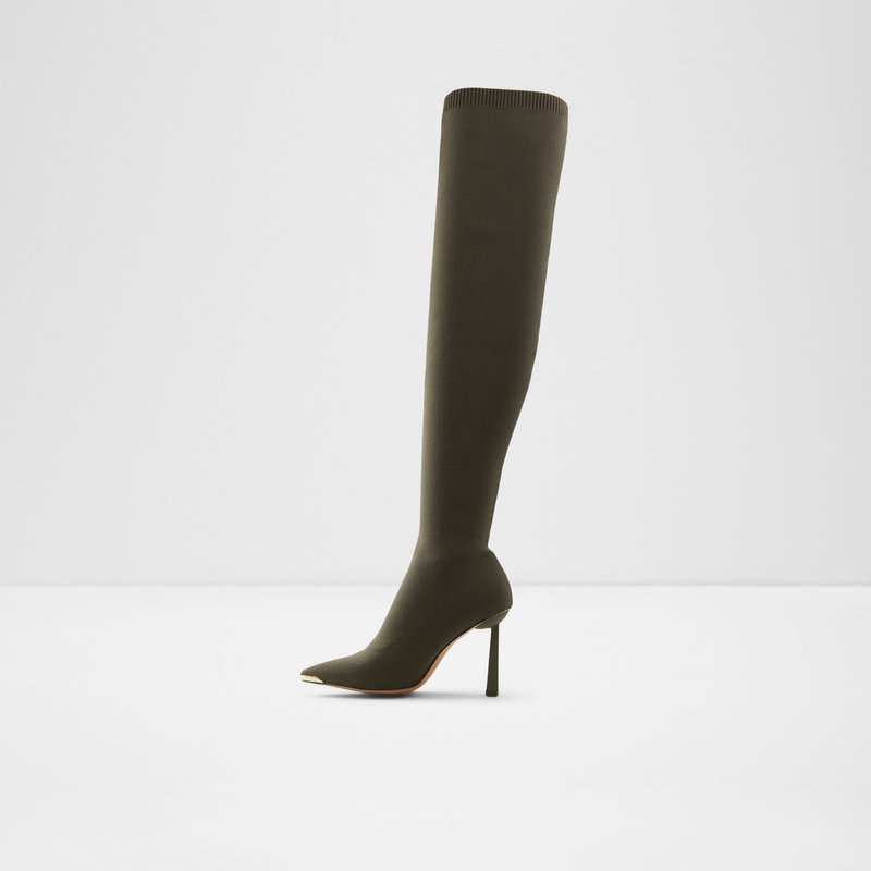 Over The Knee-Boots Aldo Crulla γυναικεια Χακί | 0839765-KR