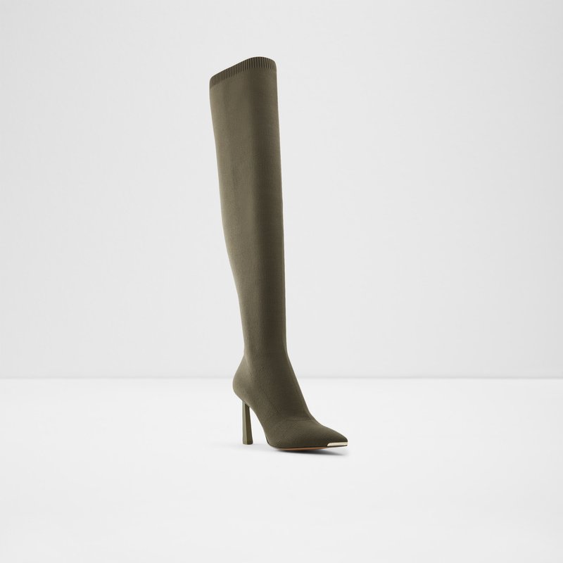 Over The Knee-Boots Aldo Crulla γυναικεια Χακί | 0839765-KR