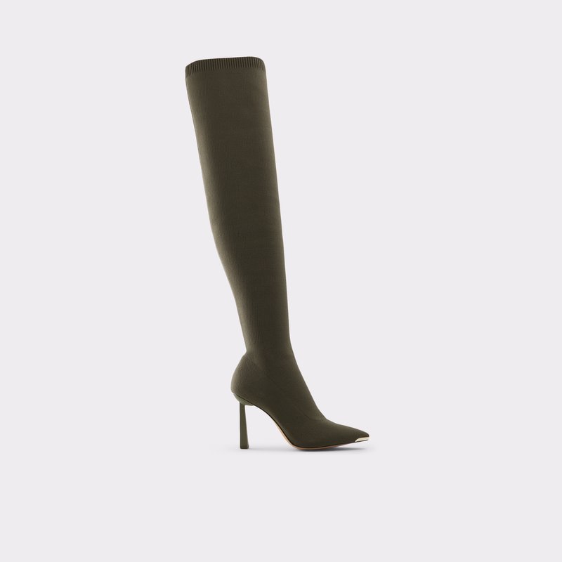 Over The Knee-Boots Aldo Crulla γυναικεια Χακί | 0839765-KR